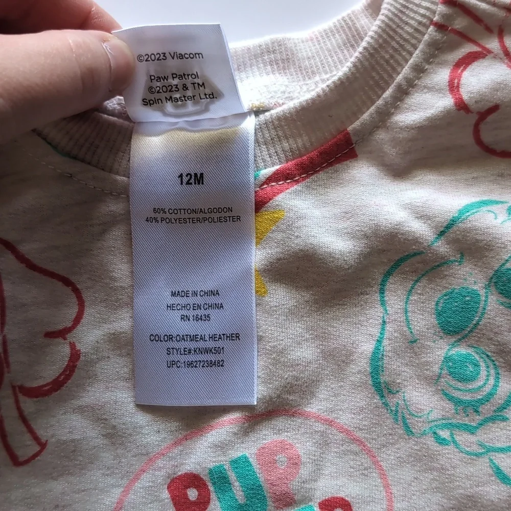 Paw Patrol 12 months Pup Power Tshirt and Short Set, Everest and Skye - Picture 7 of 11